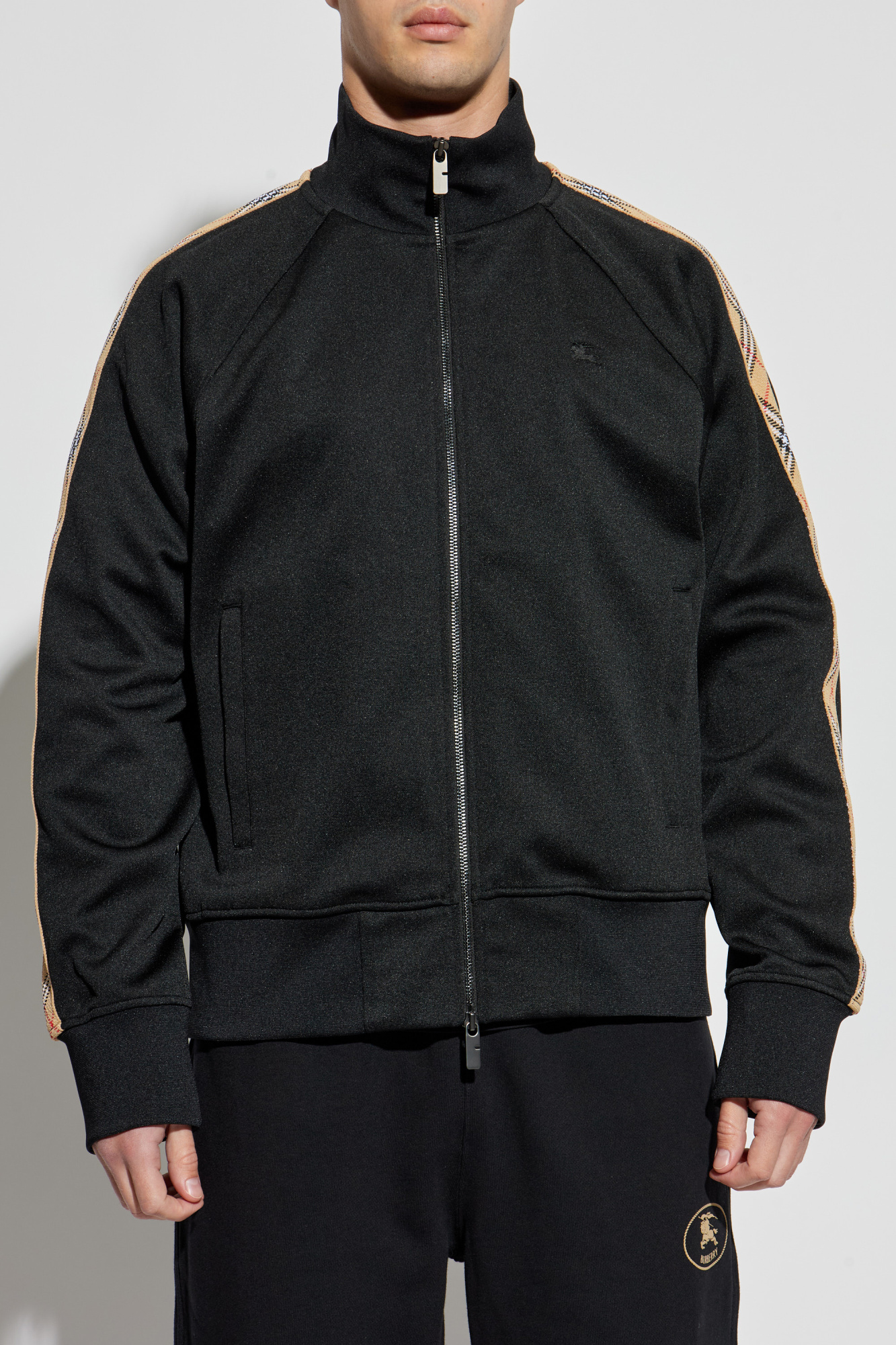 Black Sweatshirt with stand-up collar Burberry - Vitkac AS